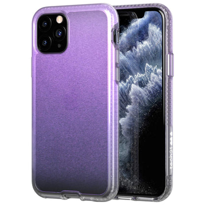 Tech21 Protective Apple iPhone 11 Pro Case Ultra-Thin Iridescent Back Cover with BulletShield - Pure Shimmer - Pink