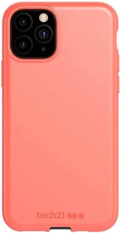 Tech21 Studio Colour Apple iPhone 11 Pro, Lightweight Thin Protective Hardshell Cover - Coral
