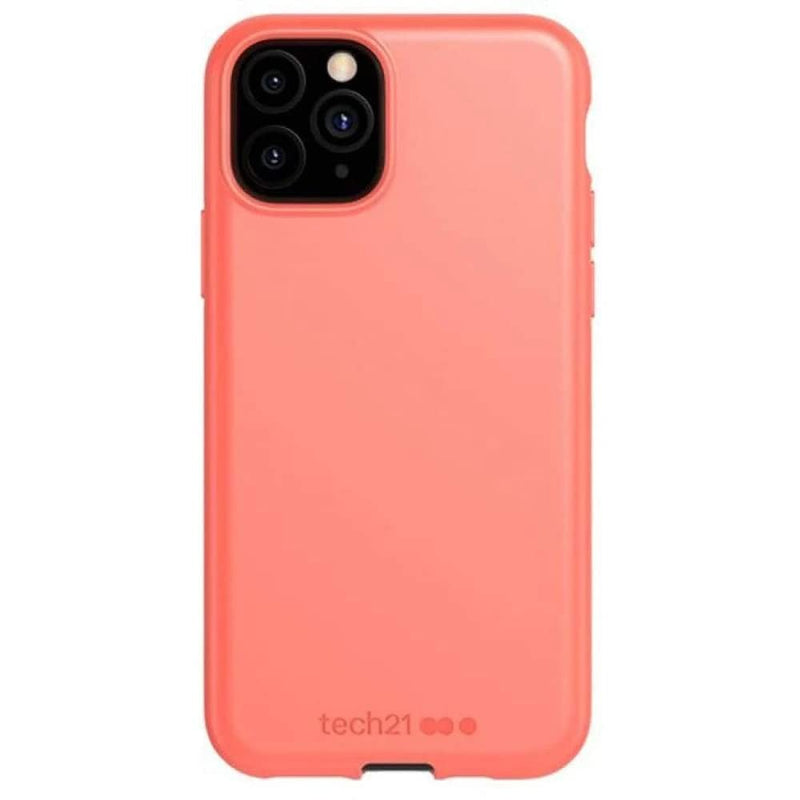 Tech21 Studio Colour Apple iPhone 11 Pro, Lightweight Thin Protective Hardshell Cover - Coral
