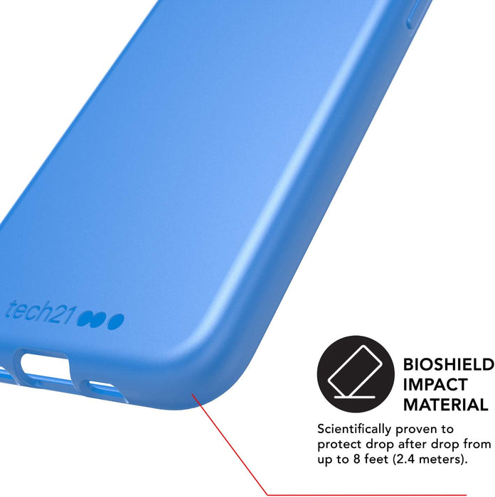 Tech21 Studio Colour Apple iPhone 11 Pro, Lightweight Thin Protective Hardshell Cover - Cornflower blue Cornflour Blue
