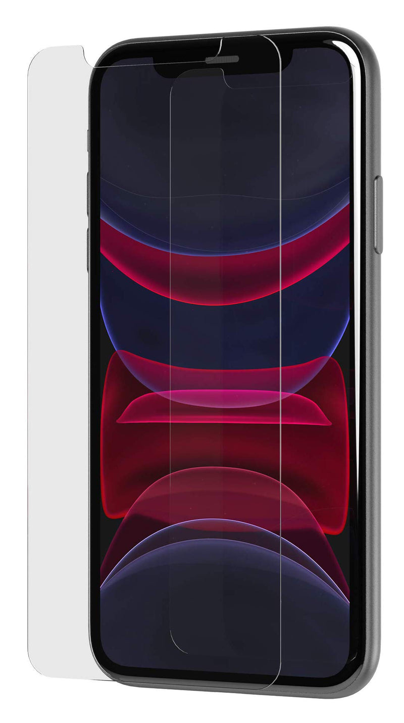 Tech21 Screen Protector Scratch-Resistant Toughened Tempered Glass with BulletShield for Apple iPhone 11 - Impact Glass - Clear
