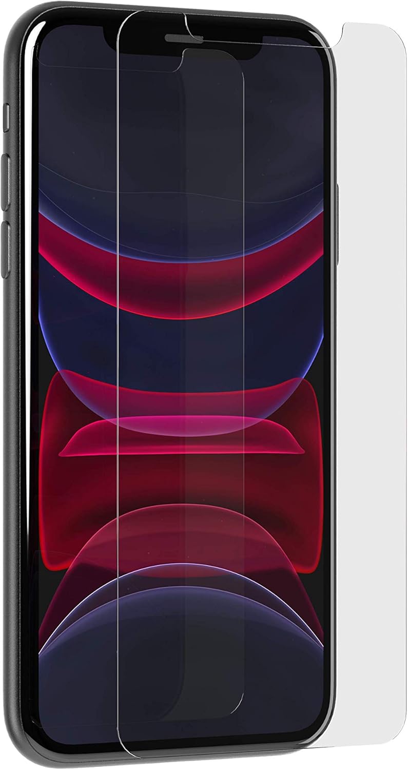 Tech21 Screen Protector Scratch-Resistant Toughened Tempered Glass with BulletShield for Apple iPhone 11 - Impact Glass - Clear