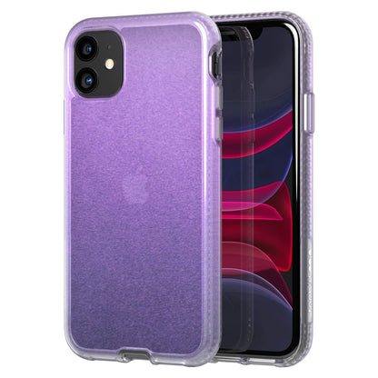 Tech21 Protective Apple iPhone 11 Case Ultra-Thin Iridescent Back Cover with BulletShield - Pure Shimmer - Pink