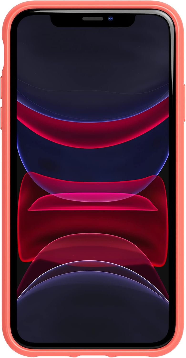 Tech21 Studio Colour Apple iPhone 11, Lightweight Thin Protective Hardshell Cover - Coral
