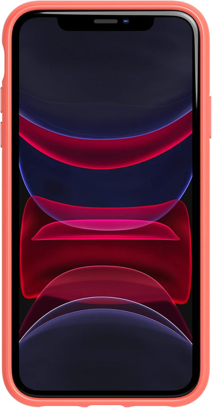 Tech21 Studio Colour Apple iPhone 11, Lightweight Thin Protective Hardshell Cover - Coral
