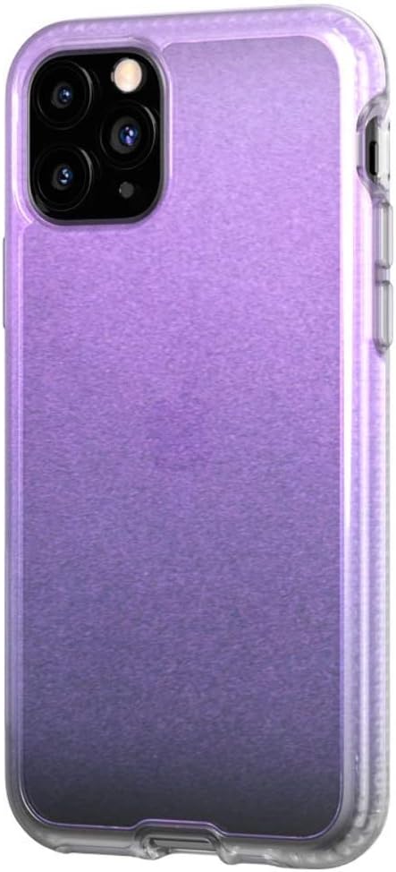 Tech21 Protective Apple iPhone 11 Pro Max Case Ultra-Thin Iridescent Back Cover with BulletShield - Pure Shimmer - Pink