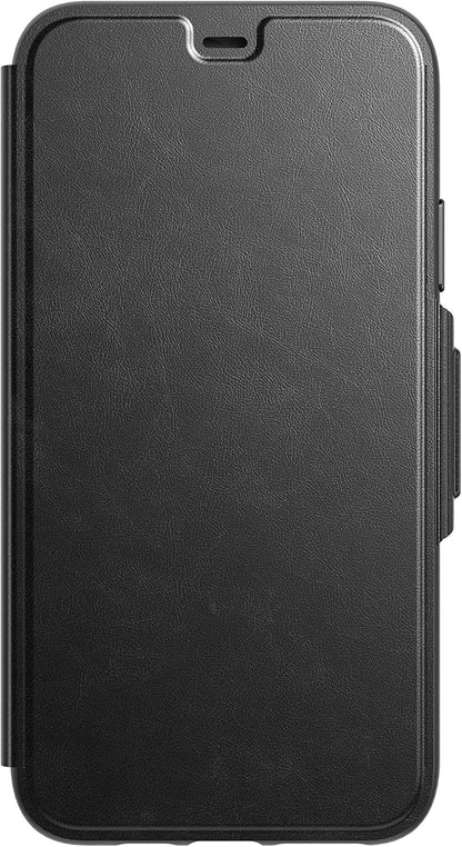 Tech21 Protective Wallet Case for Apple iPhone 11 Pro Max Magnetic Closing Cover with Card Storage - Evo Wallet - Black