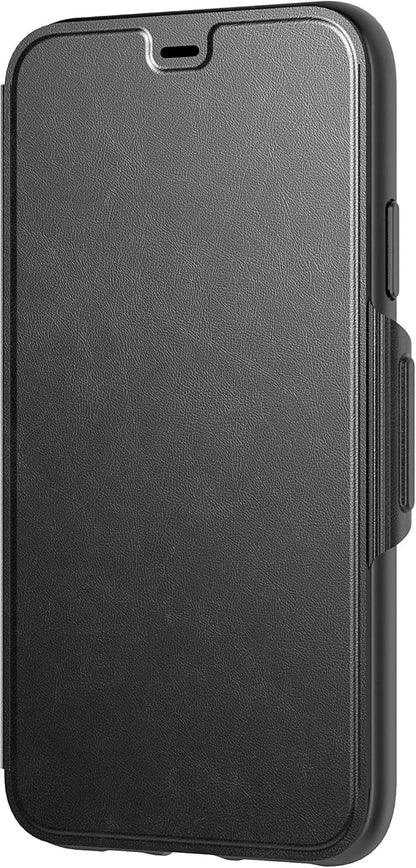 Tech21 Protective Wallet Case for Apple iPhone 11 Pro Max Magnetic Closing Cover with Card Storage - Evo Wallet - Black