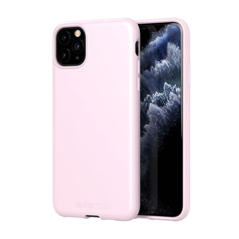 Tech21 Studio Colour Apple iPhone 11 Pro Max, Lightweight Thin Protective Hardshell Cover - Mauve Talc