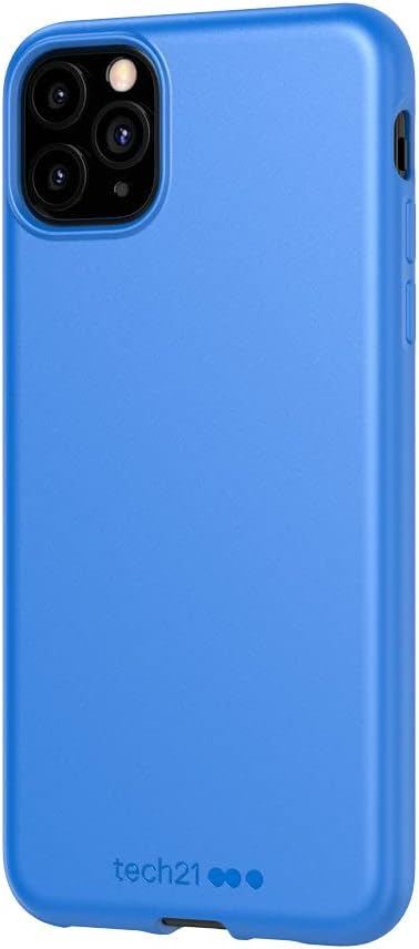 Tech21 Studio Colour Apple iPhone 11 Pro Max, Lightweight Thin Protective Hardshell Cover - Cornflower blue Cornflour Blue