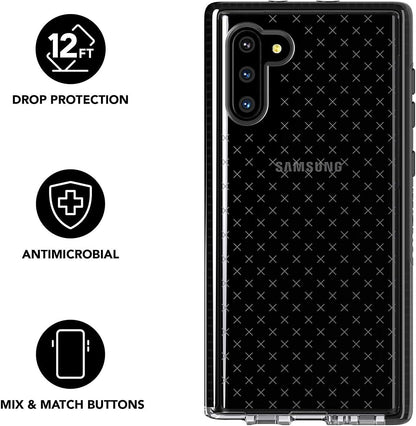 Tech21 Evo Check - Samsung Galaxy Note10 / Samsung Galaxy Note10 5G Protective Phone Case - Black Note10 Black