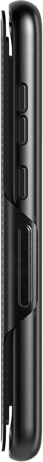 tech21 Protective Wallet Case for Samsung Galaxy S20+ (Plus) Magnetic Closing Cover with Card Storage 3.6 Meter Drop Protection - Evo Wallet - Black Galaxy S20+ Black