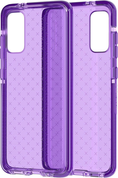 tech21 Evo Check for Samsung Galaxy S20 5G Phone Case - Hygienically Clean Bacteria Fighting Antimicrobial Properties with 12ft Drop Protection, Pansy