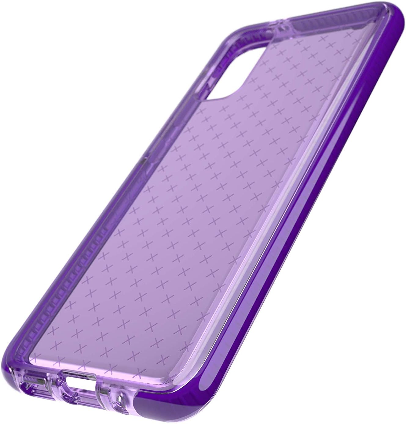 tech21 Evo Check for Samsung Galaxy S20 5G Phone Case - Hygienically Clean Bacteria Fighting Antimicrobial Properties with 12ft Drop Protection, Pansy