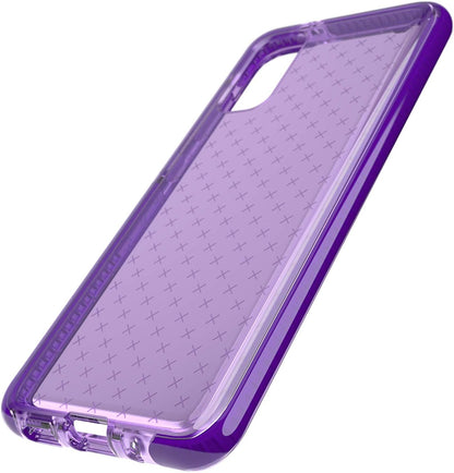 tech21 Evo Check for Samsung Galaxy S20 5G Phone Case - Hygienically Clean Bacteria Fighting Antimicrobial Properties with 12ft Drop Protection, Pansy