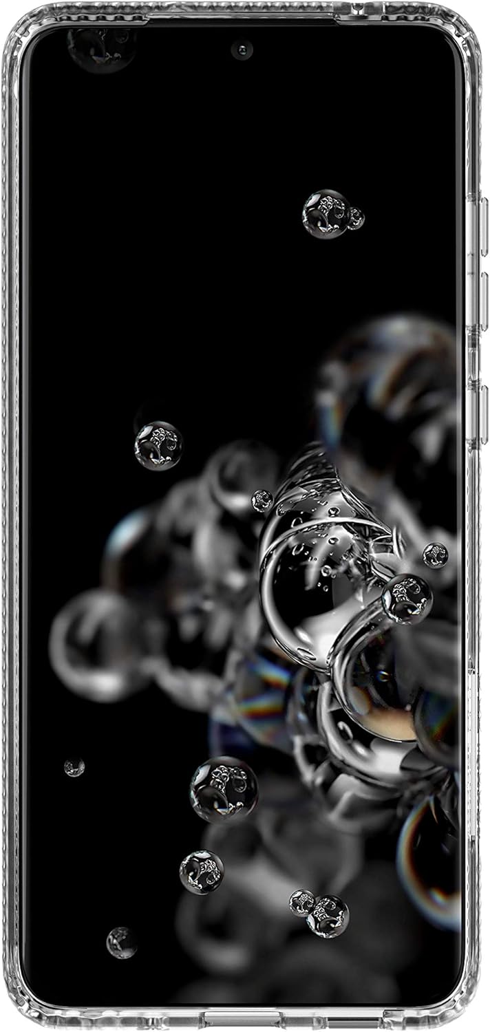 Tech21 Pure Clear Phone Case for Samsung Galaxy S20 Ultra Self-Healing Case 10 ft Drop Protection with Antimicrobial Properties – Clear,T21-7704 Clear Galaxy S20 Ultra