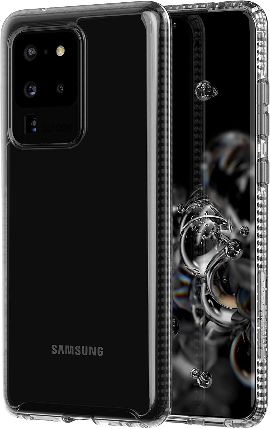 Tech21 Pure Clear Phone Case for Samsung Galaxy S20 Ultra Self-Healing Case 10 ft Drop Protection with Antimicrobial Properties – Clear,T21-7704 Clear Galaxy S20 Ultra