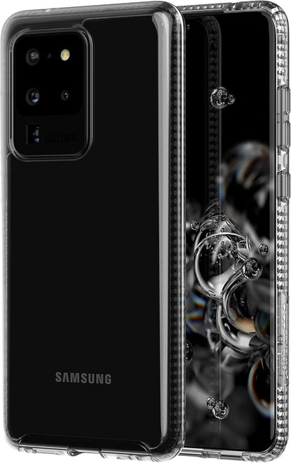 Tech21 Pure Clear Phone Case for Samsung Galaxy S20 Ultra Self-Healing Case 10 ft Drop Protection with Antimicrobial Properties – Clear,T21-7704 Clear Galaxy S20 Ultra