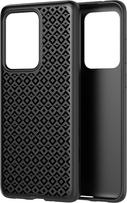 tech21 Impact Shield w/Anti-Scratch & AM for S22+ Black Galaxy S20 Ultra Black