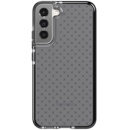 Tech21 Evo Check for Samsung Galaxy S22 Plus – Protective Phone Case with 16ft Multi-Drop Protection Smokey Black Galaxy S22+ Smokey Black