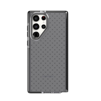 Tech21 Evo Check for Samsung Galaxy S22 Ultra – Protective Phone Case with 16ft Multi-Drop Protection Smokey Black Galaxy S22 Ultra Smokey Black