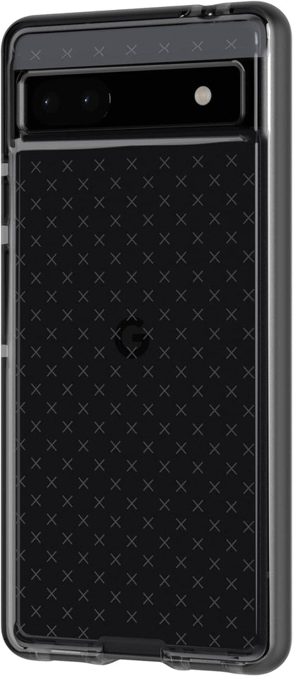 Tech21 Evo Check for Google Pixel 6a – Protective Phone Case with 16ft Multi-Drop Protection Pixel 6a EvoCheck Smokey Black