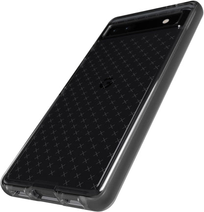 Tech21 Evo Check for Google Pixel 6a – Protective Phone Case with 16ft Multi-Drop Protection Pixel 6a EvoCheck Smokey Black