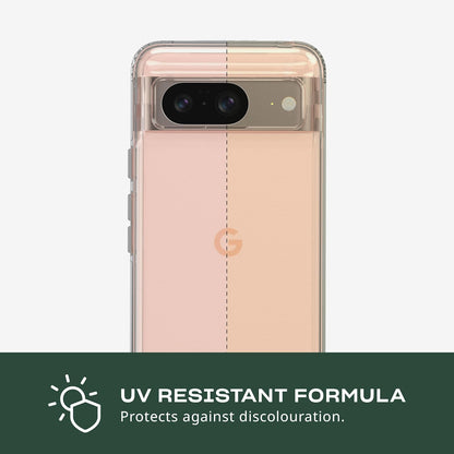 tech21 Evo Clear hoesje voor Goole Pixel 8 - Impact Protection Case - Slim Fit - Transparant