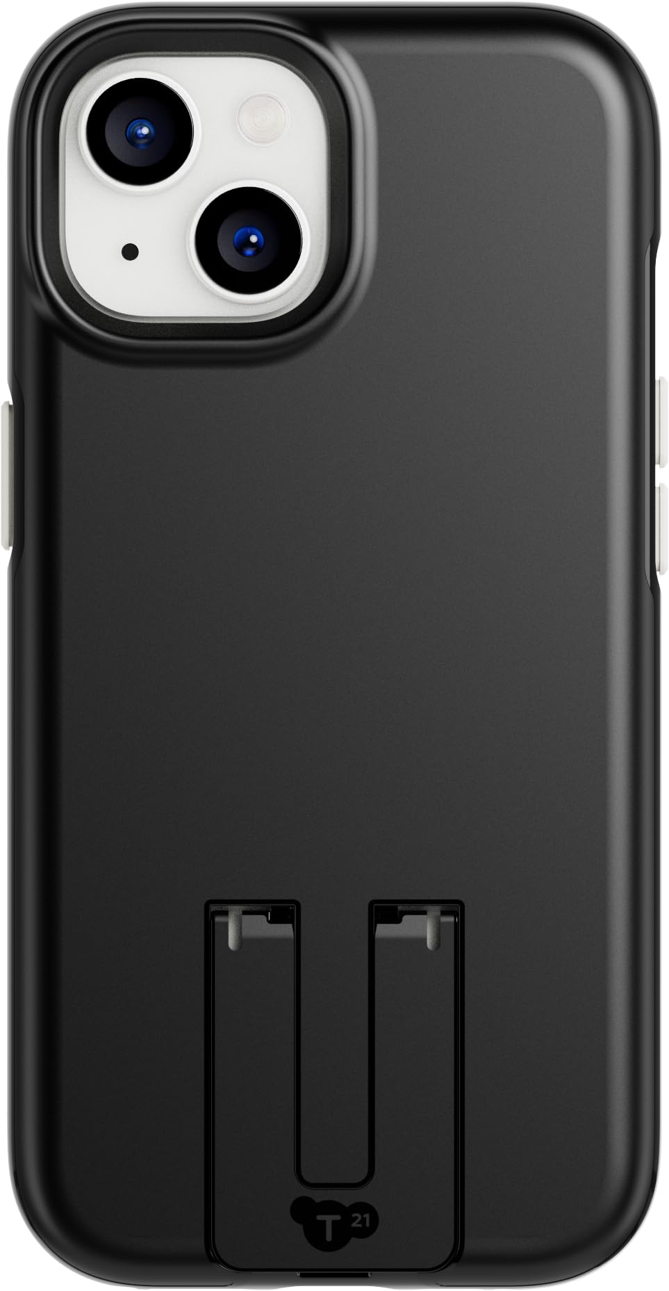 Tech21 Evo Crystal Kick case for iPhone 15 - Compatible with MagSafe - Impact Protection Case - Obsidian Black