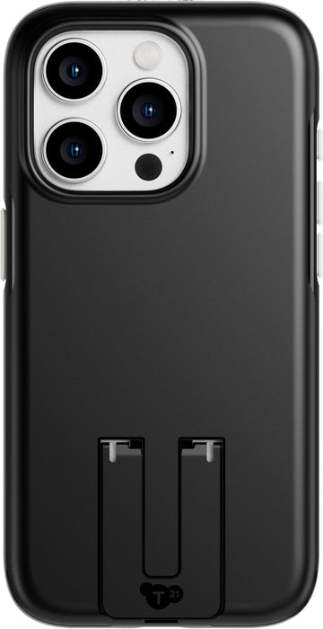 Tech21 Evo Crystal Kick case for iPhone 15 Pro - Compatible with MagSafe - Impact Protection Case - Obsidian Black
