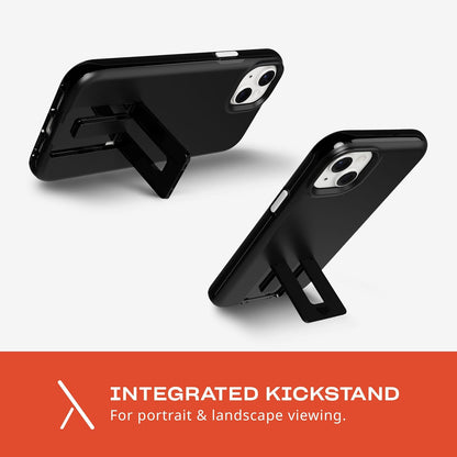 Tech21 Evo Crystal Kick case for iPhone 15 Plus - Compatible with MagSafe - Impact Protection Case - Obsidian Black