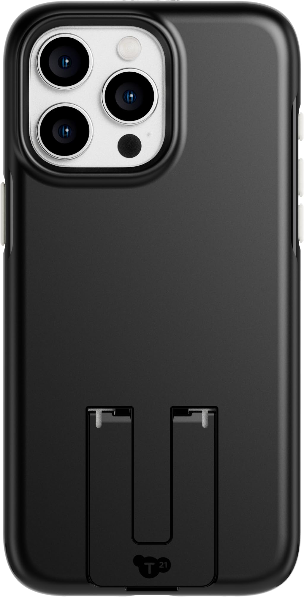 Tech21 Evo Crystal Kick case for iPhone 15 Pro Max - Compatible with MagSafe - Impact Protection Case - Obsidian Black