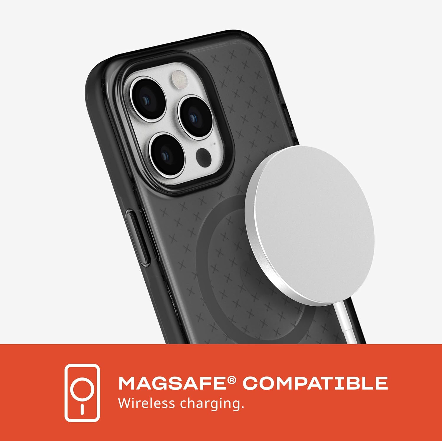 tech21 Evo Check case for iPhone 15 Pro Max - Compatible with MagSafe - Impact Protection Case