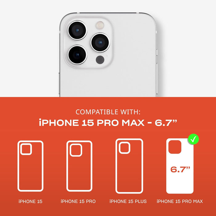 tech21 Evo Check case for iPhone 15 Pro Max - Compatible with MagSafe - Impact Protection Case