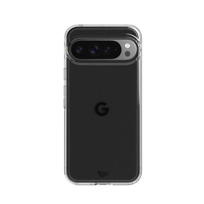 Tech21 EvoClear Hoesje voor Google Pixel 9 Pro XL - Bescherming tegen stoten - Anti-vergeling - Transparant Hoesje