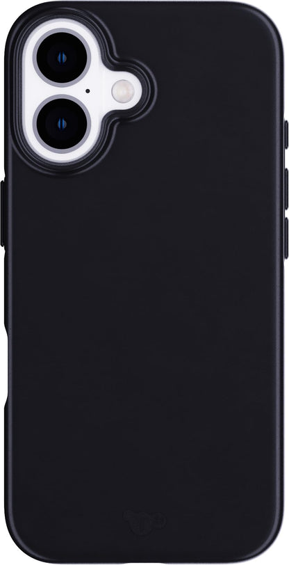 tech21 EvoLite - Funda Ultrafina para iPhone 16, protección contra Impactos, Color Negro