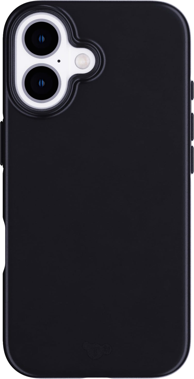 tech21 EvoLite - Funda Ultrafina para iPhone 16, protección contra Impactos, Color Negro