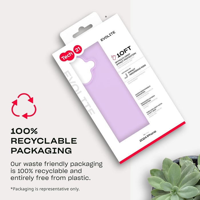 Tech21 EvoLite for iPhone 16 Plus Ultra Thin - Impact Protection Case - in Indigo