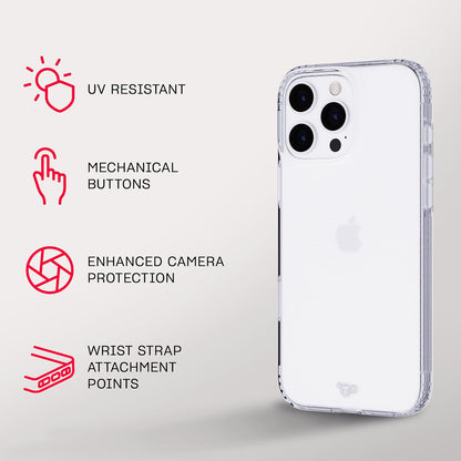 Tech21 EvoLite for iPhone 16 Pro Max Ultra Thin - Impact Protection Case - in Clear