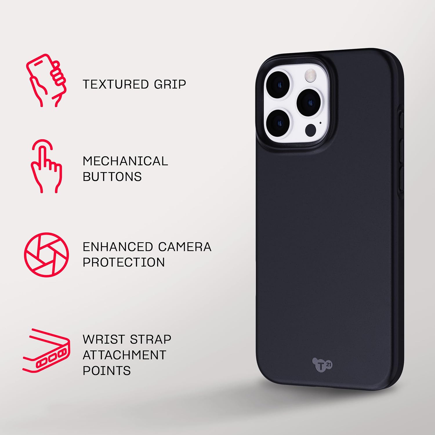 Tech21 EvoLite for iPhone 16 Pro Max Ultra Thin - Impact Protection Case - in Black