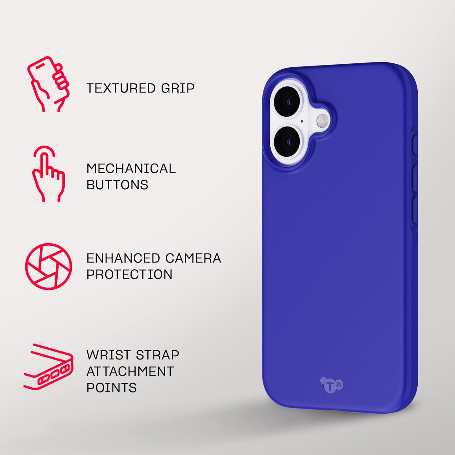 Tech21 EvoLite for iPhone 16 Ultra Thin - Impact Protection Case - in Cobalt Blue