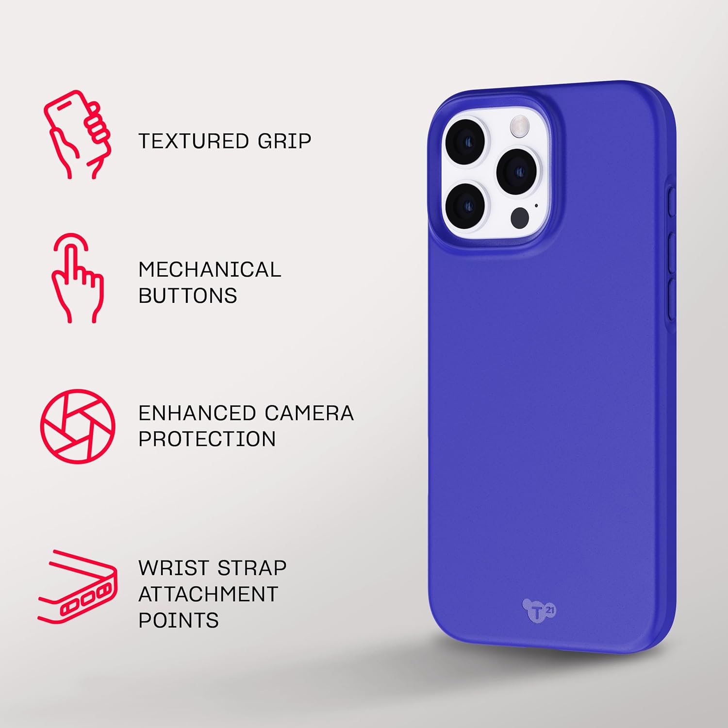 Tech21 EvoLite for iPhone 16 Pro Max Ultra Thin - Impact Protection Case - in Cobalt Blue