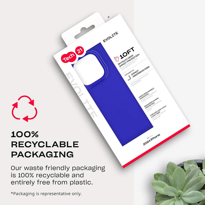 Tech21 EvoLite for iPhone 16 Pro Max Ultra Thin - Impact Protection Case - in Cobalt Blue