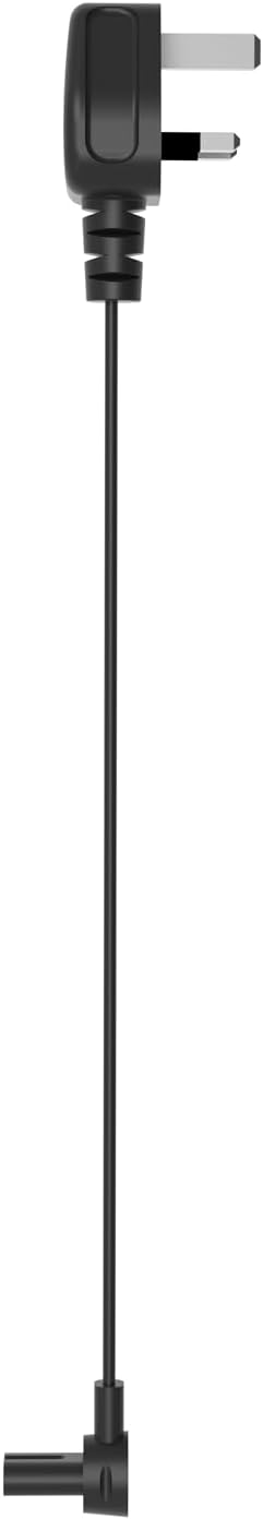 Flexson Short Power Cable 0.35m for SONOS ERA 100 and 300, RAY, ARC, SUB (GEN 3), SUB-mini, AMP, BEAM, PLAY BASE, PLAY5 (GEN 2) Black