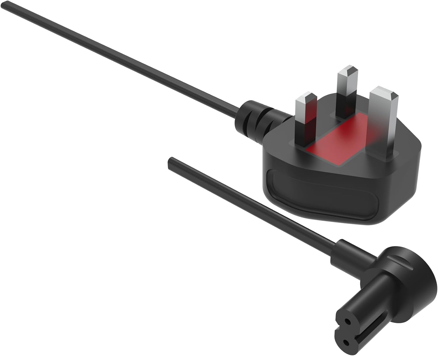 Flexson 5m Power Cable for SONOS ERA 100 and 300, RAY, ARC, SUB (GEN 3), SUB-mini, AMP, BEAM, PLAY BASE, PLAY5 (GEN 2) Black