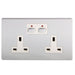Mi Home Style - Double Socket - chrome