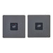 MiHome Smart Black Nickel 1 Gang Light Switch (Two-way)