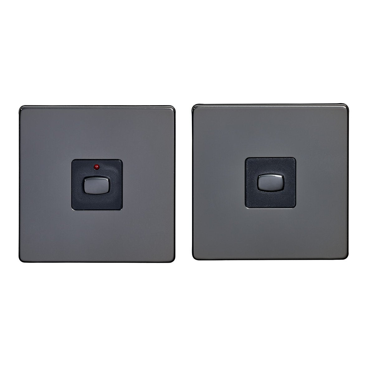 MiHome Smart Black Nickel 1 Gang Light Switch (Two-way)