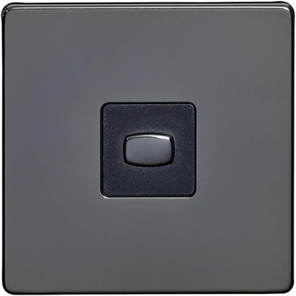 MiHome Smart Black Nickel 1 Gang Light Switch (Two-way)