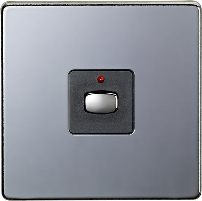 MiHome Smart Black Nickel 1 Gang Light Switch (Two-way)